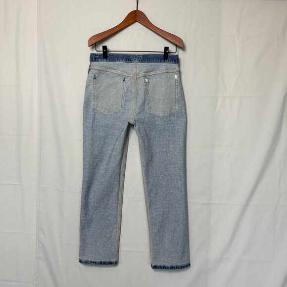 Anthropologie Etica Rae High Rise Clean Straight Leg Ankle Jeans Size 30 - Picture 12 of 16